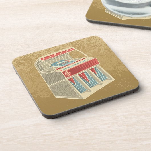 Schmutz-Musikautomat Getränkeuntersetzer (Linke Seite)