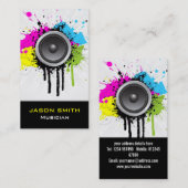 Schmutz-Musikindustrie-Karte Visitenkarte (Vorne/Hinten)