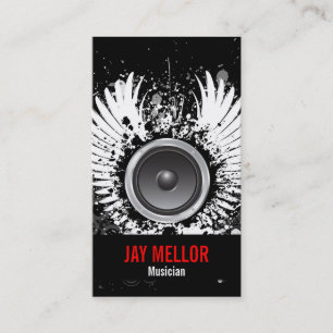 Schmutz-Musikindustrie-Karte Visitenkarte