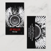 Schmutz-Musikindustrie-Karte Visitenkarte (Vorne/Hinten)