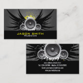 Schmutz-Musikindustrie-Karte Visitenkarte (Vorne/Hinten)