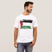 Schmutz-Palästina-Flagge T-Shirt (Vorne ganz)