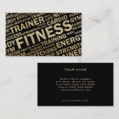 Schmutz-persönliche Trainer-Visitenkarte Visitenkarte (Vorne/Hinten)