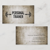 Schmutz-persönliche Trainer-Visitenkarte Visitenkarte (Vorne/Hinten)