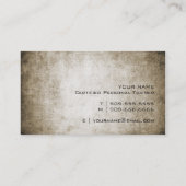 Schmutz-persönliche Trainer-Visitenkarte Visitenkarte (Rückseite)