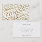 Schmutz-persönliche Trainer-Visitenkarte Visitenkarte (Vorne/Hinten)