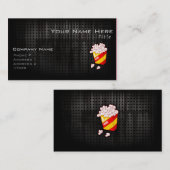 Schmutz-Popcorn Visitenkarte (Vorne/Hinten)