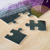 Schmutz radfahrender Motocross, der Puzzle (Seite)