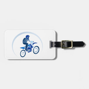 Schmutz-Radfahrer-vektorradfahren Gepäckanhänger