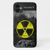 Schmutz-radioaktives Symbol Case-Mate iPhone Hülle (Rückseite)