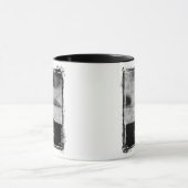 Schmutz-Rand strukturiertes Paris Tasse (Zentrum)
