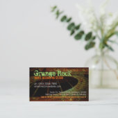 Schmutz-Rock-Gitarren-Musik-Studio-Visitenkarte Treuekarte (Stehend Vorderseite)