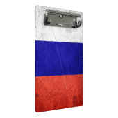 Schmutz-Russe-Flagge Mini Klemmbrett (Schrägansicht)