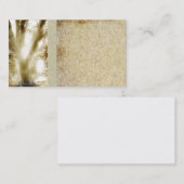 Schmutz, rustikale, natürliche Baum-Visitenkarten Visitenkarte (Vorne/Hinten)