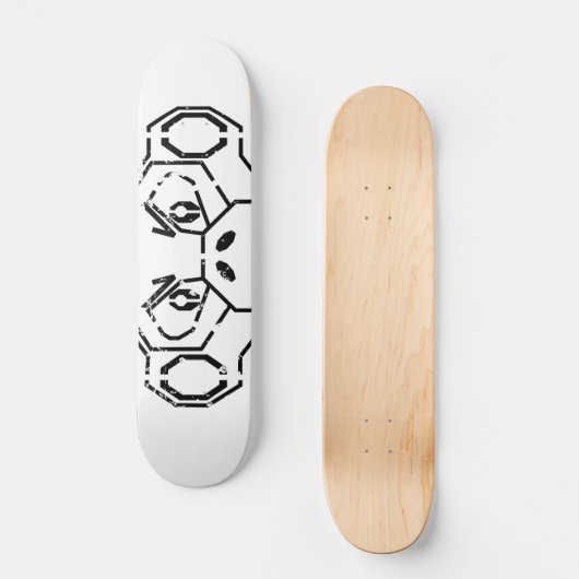 Schmutz-Schablonen-Affe-Brett Skateboard (Vorderseite)