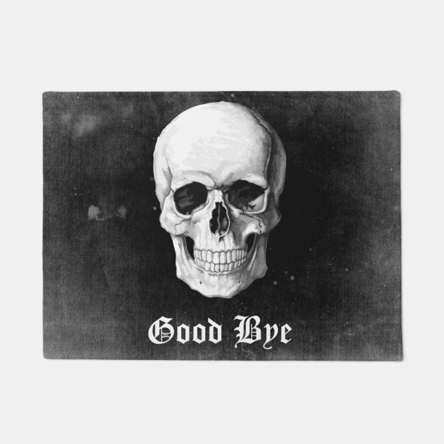 Schmutz-Schädel Fußmatte (Vorderseite)