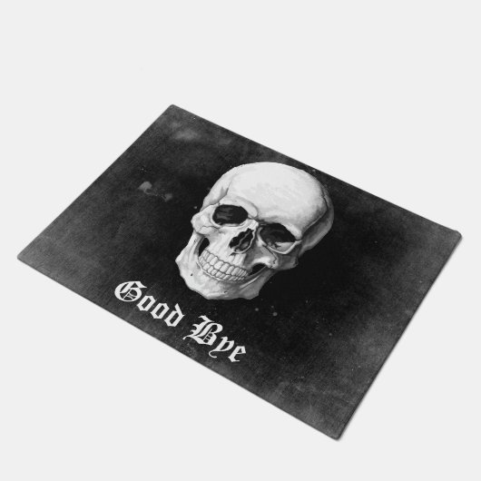Schmutz-Schädel Fußmatte (Schrägansicht)