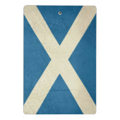 Schmutz-schottische Flaggen-Illustration Mini Klemmbrett (Rückseite)