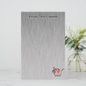 Schmutz-Schwein Briefpapier (Stehend Vorderseite)