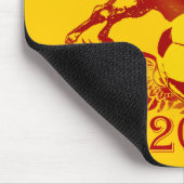 Schmutz Spanien 2010 rasendes Stier Toro mousepad (Ecke)