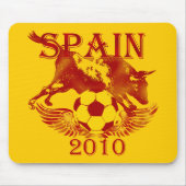 Schmutz Spanien 2010 rasendes Stier Toro mousepad (Vorne)