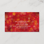 Schmutz spielt Visitenkarte die Hauptrolle (Rückseite)