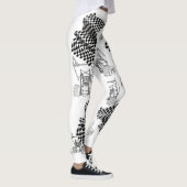 Schmutz Sprint-Auto-Leggings 1 Leggings (Rechts)