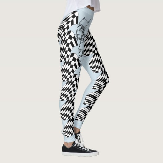 Schmutz Sprint-Auto-Leggings #4 Leggings (Rechts)