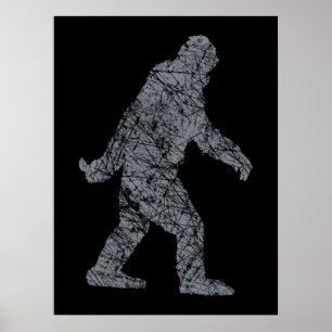 Schmutz Squatchin Bigfoot Art Poster
