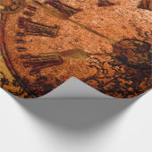 Schmutz Steampunk Gang und Uhr Geschenkpapier (Ecke)