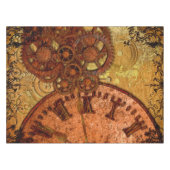 Schmutz Steampunk Gang und Uhr Tischdecke (Vorderseite (Horizontal))