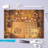 Schmutz Steampunk Gänge Seidenpapier (Handwerk)