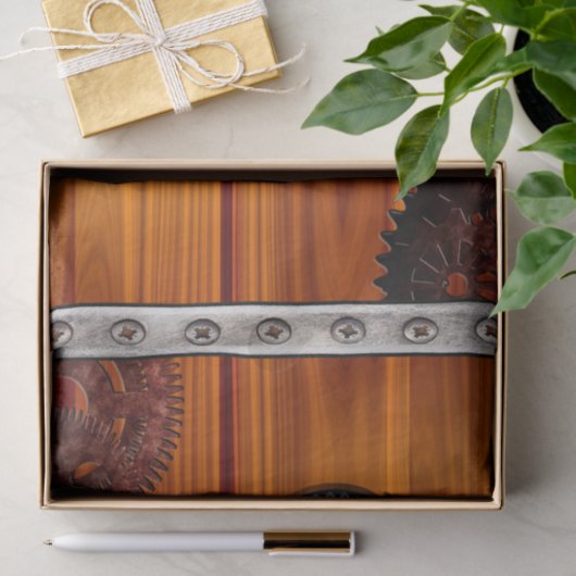 Schmutz Steampunk stoppt ab und übersetzt Seidenpapier (Geschenk)