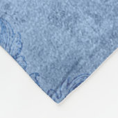 Schmutz Steampunk übersetzt Monogramm-Buchstaben K Fleecedecke (Ecke)