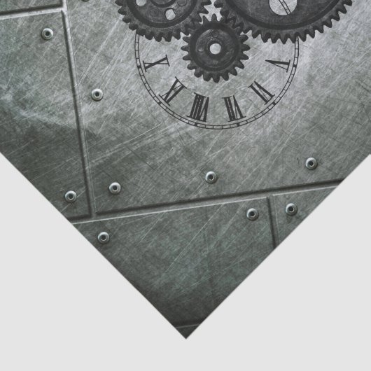 Schmutz Steampunk Uhren und Gänge Seidenpapier (Ausschnitt)