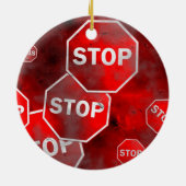 Schmutz-Stoppschild Keramikornament (Hinten)