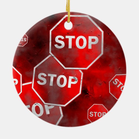 Schmutz-Stoppschild Keramikornament (Hinten)