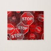 Schmutz-Stoppschild Puzzle (Horizontal)