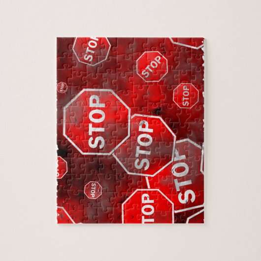 Schmutz-Stoppschild Puzzle (Vertikal)