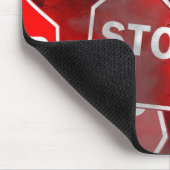Schmutz-Stoppschilder Mousepad (Ecke)