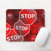 Schmutz-Stoppschilder Mousepad (Mit Mouse)