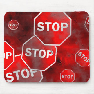 Schmutz-Stoppschilder Mousepad