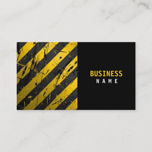 Schmutz Stripes Visitenkarte (Vorderseite)