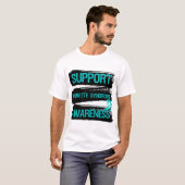 Schmutz - StützTourette-Syndrom-Bewusstsein T-Shirt (Vorne ganz)