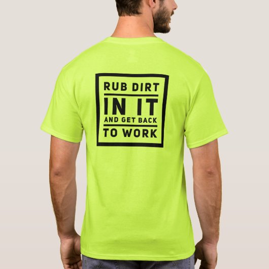 Schmutz T-Shirt (Rückseite)