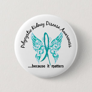 Schmutz-Tätowierungs-Schmetterling 6,1 PKD Button