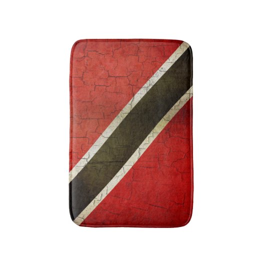 Schmutz-Trinidad und Tobago-Flagge Badematte (Vorderseite Vertikal)
