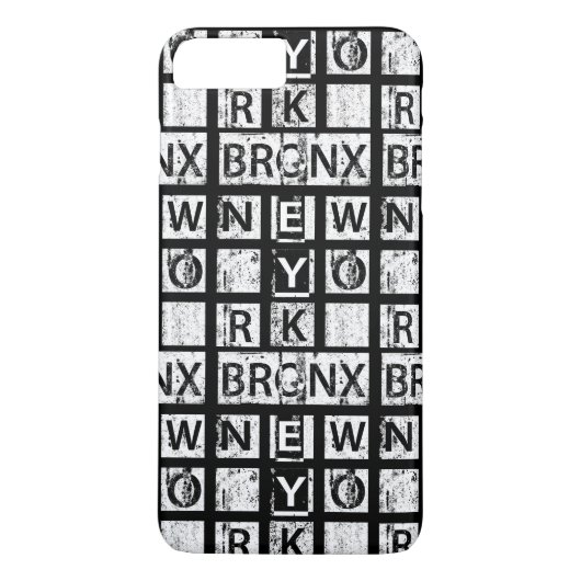 Schmutz-Typografie Bronx New York | Case-Mate iPhone Hülle (Rückseite)