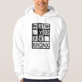 Schmutz-Typografie Bronx New York | Hoodie (Vorderseite)