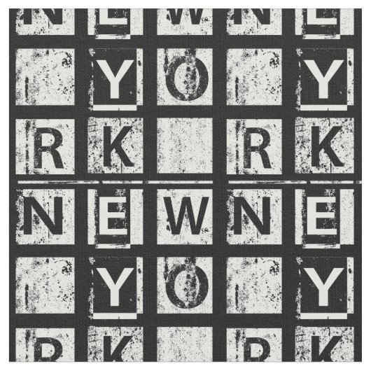 Schmutz-Typografie Bronx New York | Stoff (Nahaufnahme)